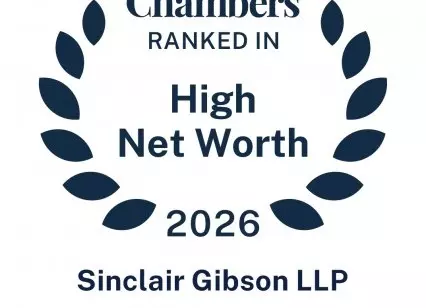 Sinclair Gibson recognised in Chambers High New Worth 2026